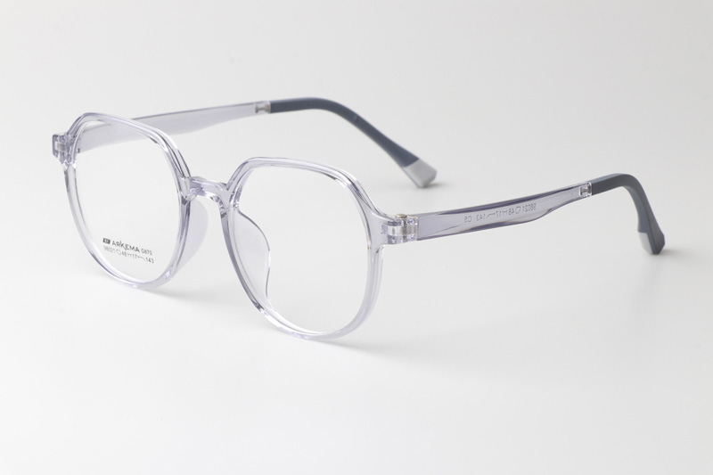 AKM98021 Eyeglasses Transparent Gray