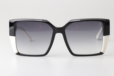 CSHK003 Sunglasses Black White Gradient Gray