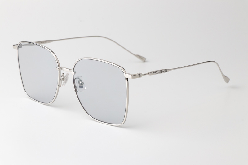 Reme Sunglasses Silver Light Gray