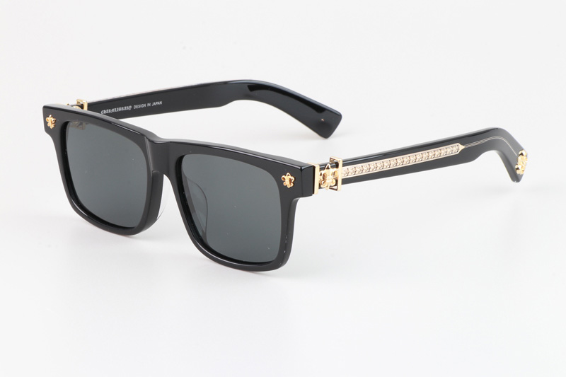 Box Lunch-A Sunglasses Black Gold Gray