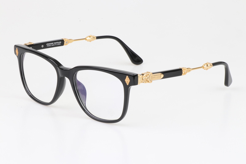 Call Melice Eyeglasses Black Gold