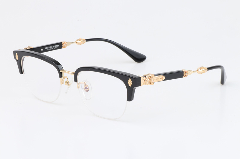 Evagilist Eyeglasses Black Gold