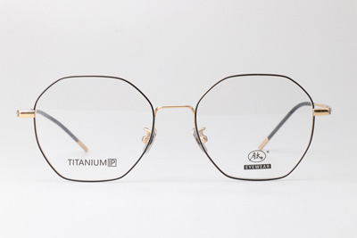 JZ8042 Eyeglasses Black Gold