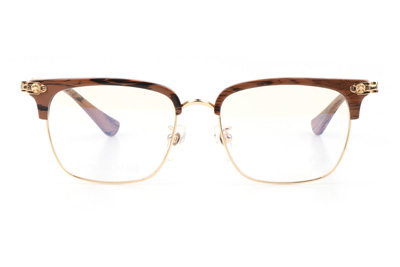 Plonkep I Eyeglasses Wooden Gold